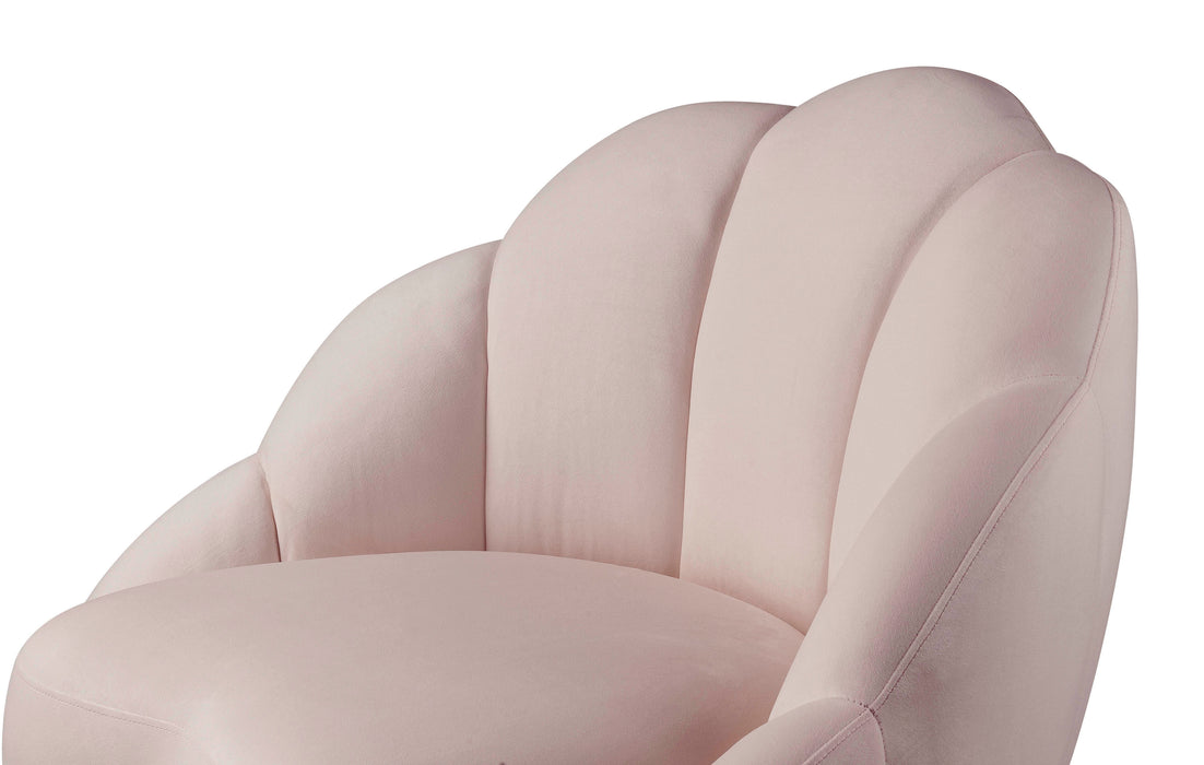 Bloom Blush Velvet Chair