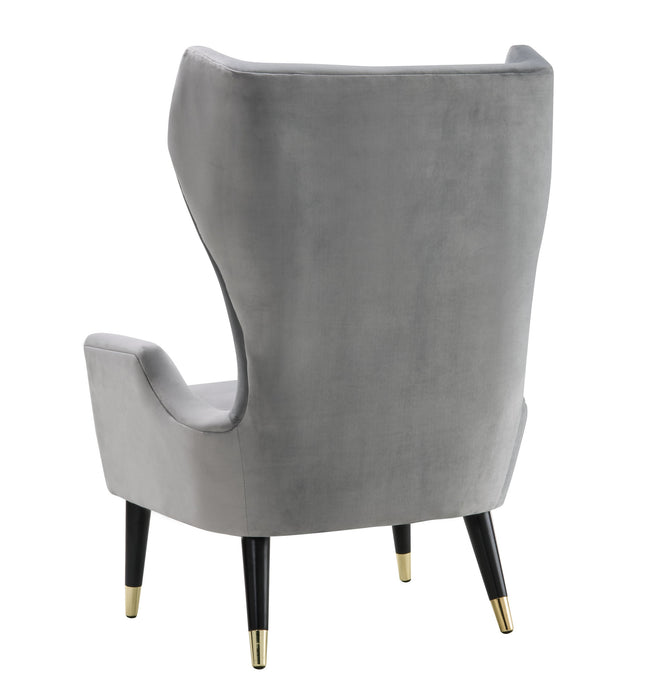 Logan Grey Velvet Chair