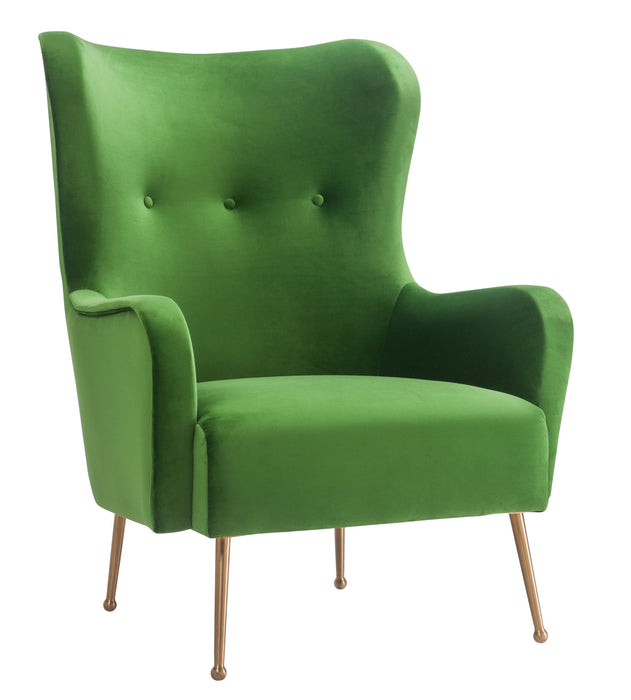 Ethan Green Velvet Chair