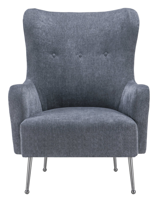 Ethan Grey Velvet Chair