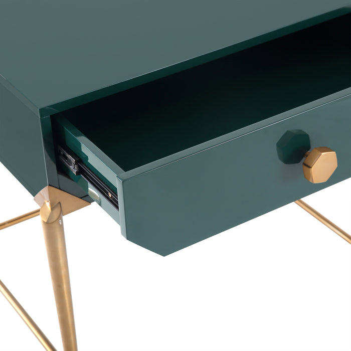 Bajo Green Lacquer Side Table