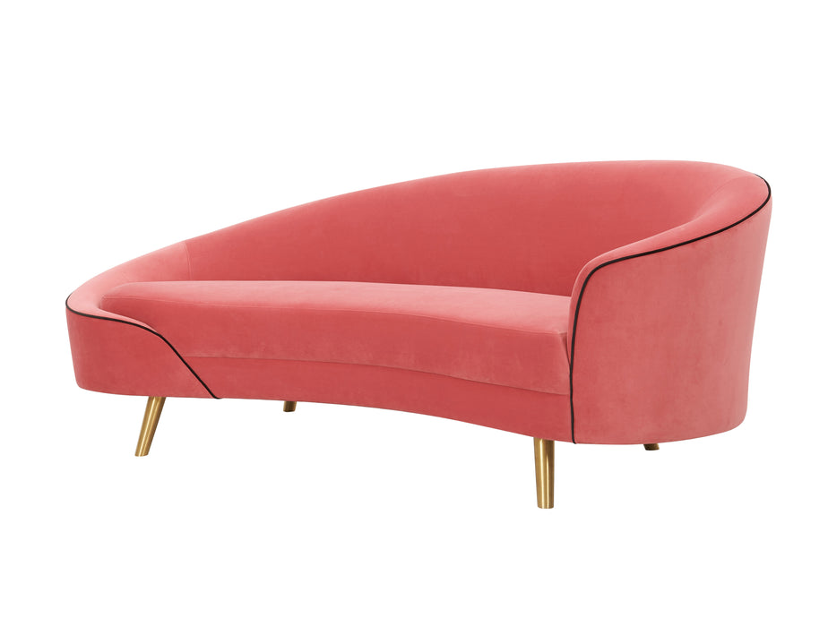 Cleopatra Hot Pink Velvet Sofa
