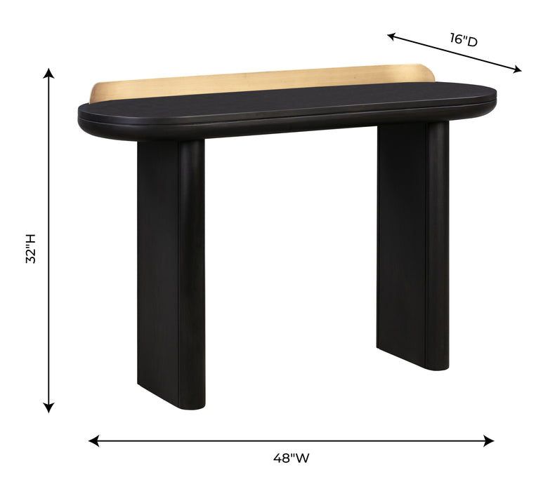 Braden Black Desk/Console Table