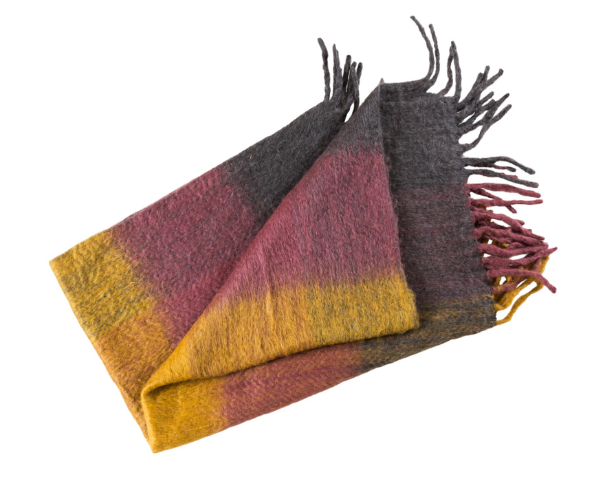 Afrino Wool Colored Throw