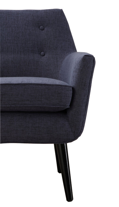 Clyde Navy Linen Chair