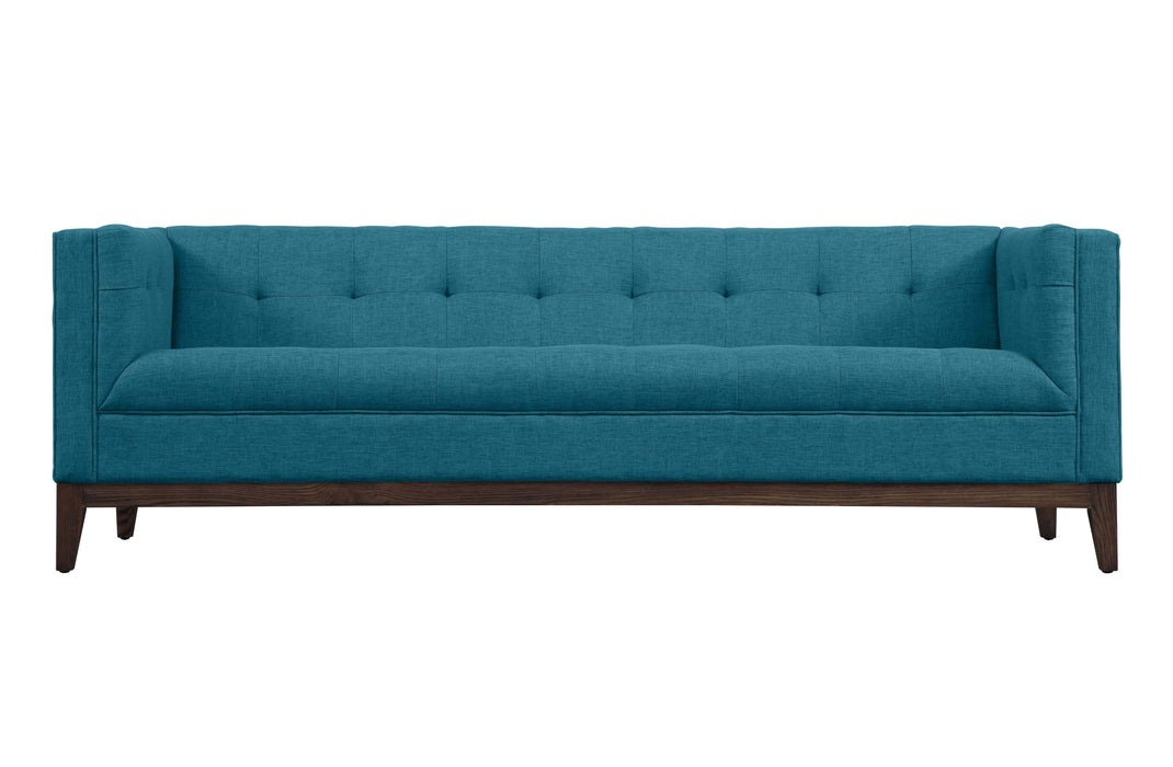 Gavin Blue Linen Sofa