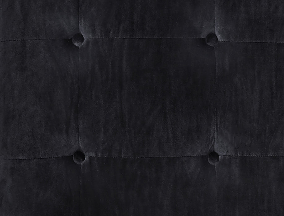 Akiko Black Velvet Chair - Set of 2