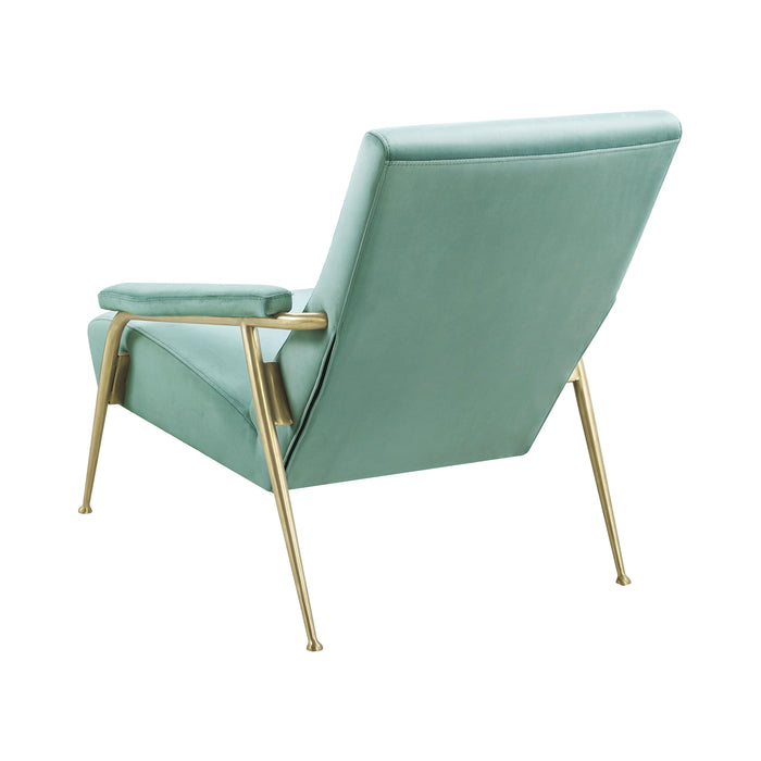 Abbey Mint Green Velvet Chair