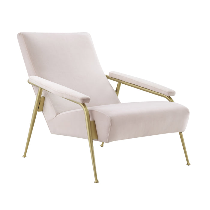 Abbey Blush Velvet Chair