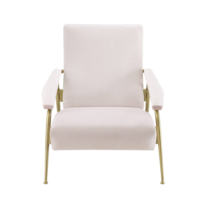 Abbey Blush Velvet Chair