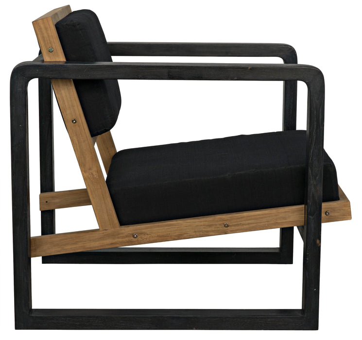 Mala Chair, Charcoal Black