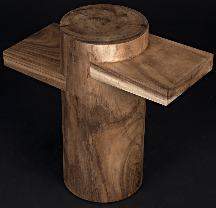 Tabula Side Table, Munggur Wood