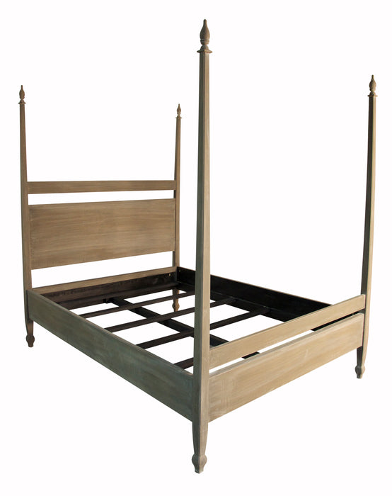 Venice Bed, Eastern King, Weathered