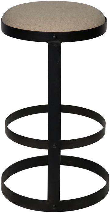 Dior Bar Stool, Black Steel