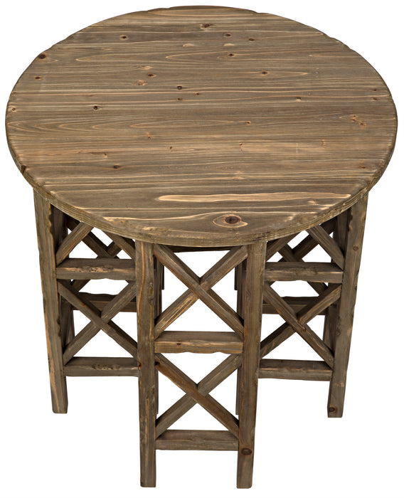 Zimmerman Side Table, Old Wood