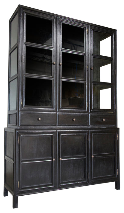 Colonial Hutch, Hand Rubbed Black