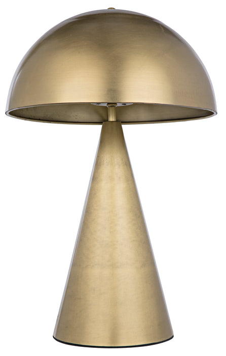Skuba Table Lamp, Metal with Brass Finish