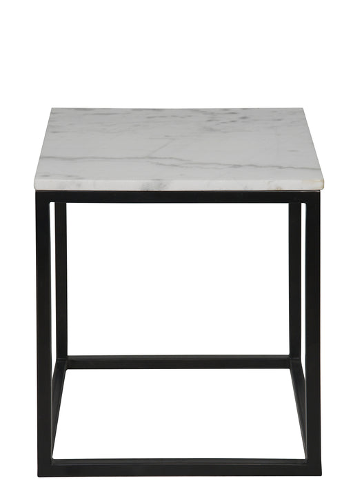 Manning Side Table, Small, Black Steel