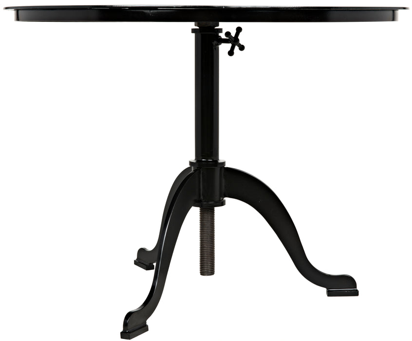 Calder Side Table, Black Steel