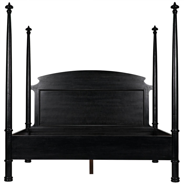 New Douglas Bed, Eastern King, Hand Rubbed Black