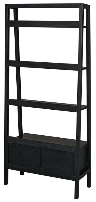 Johnson Bookcase, Charcoal Black