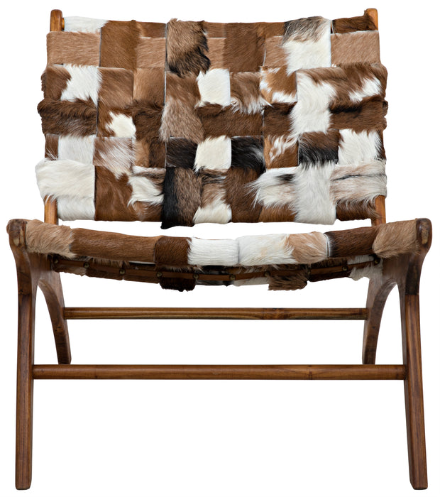 Kamara Chair, Armless, Cow Hide