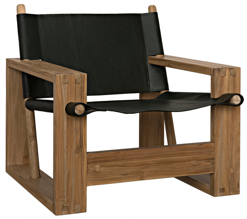 Agamemnon Chair, Teak of Leather