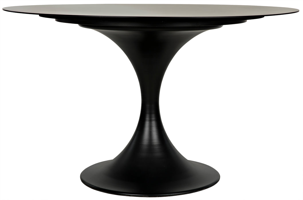 Herno Table, 48", Black Steel