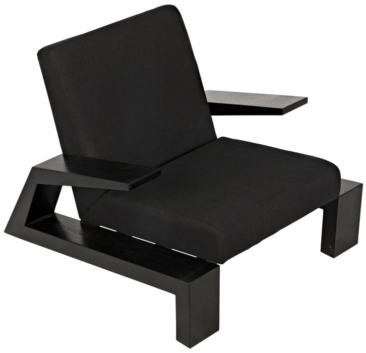 Nero Chair, Charcoal Black