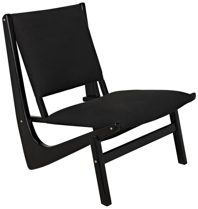 Boomerang Chair, Charcoal Black