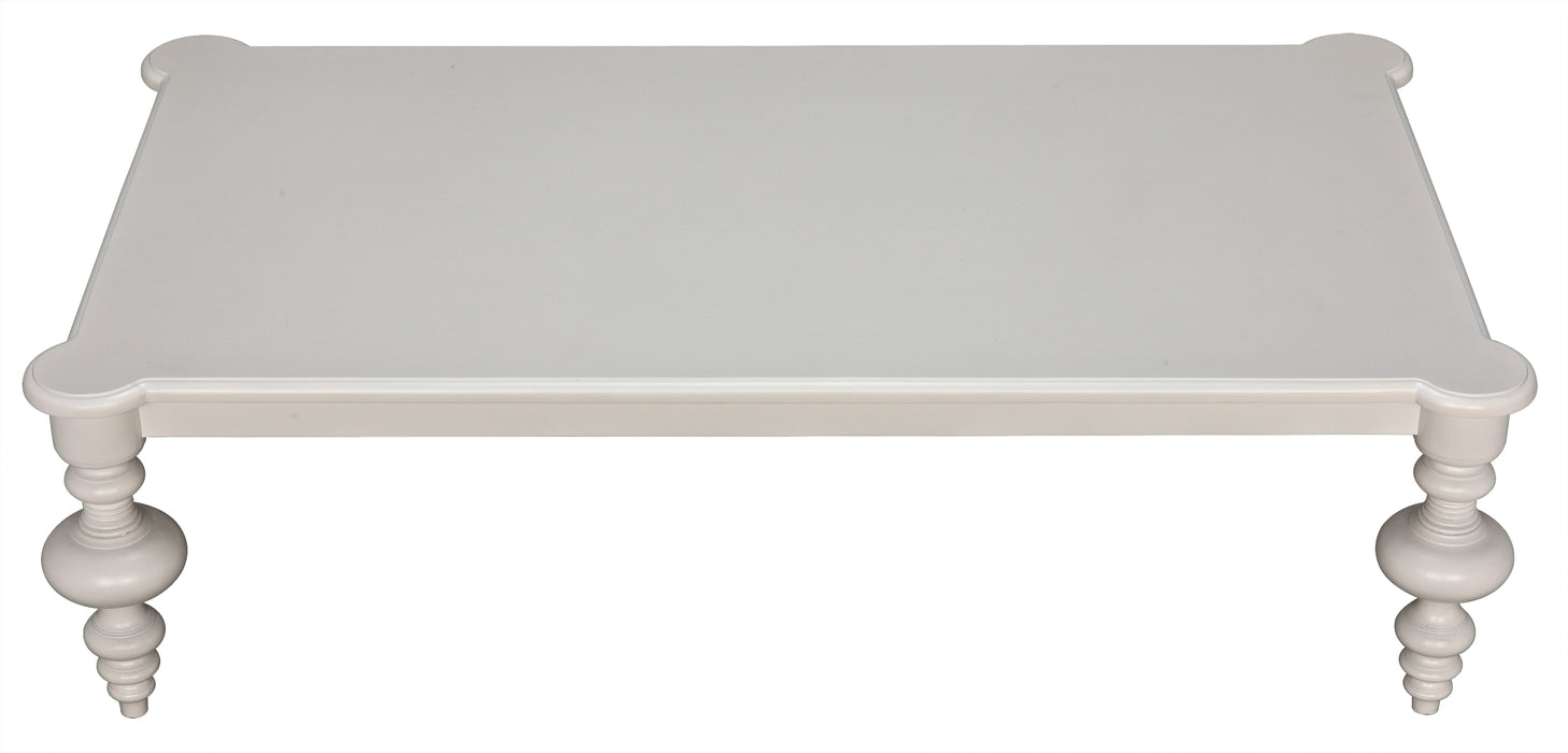 Graff Coffee Table, Solid White