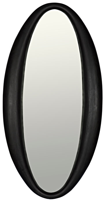 Woolsey Mirror, Charcoal Black