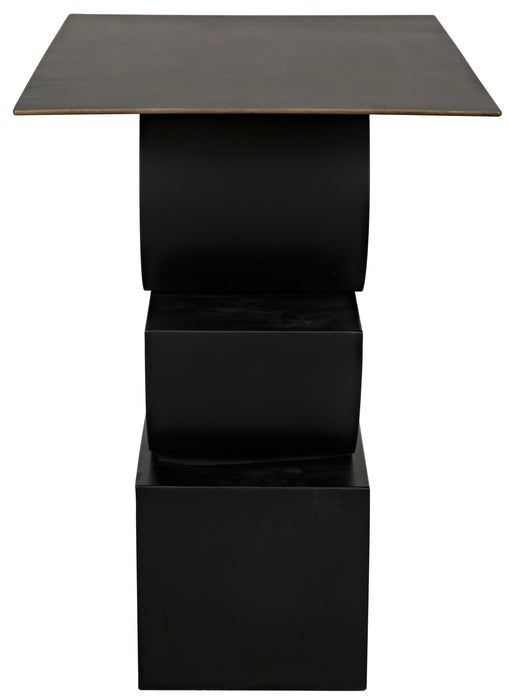 Shape Side Table, Black Steel