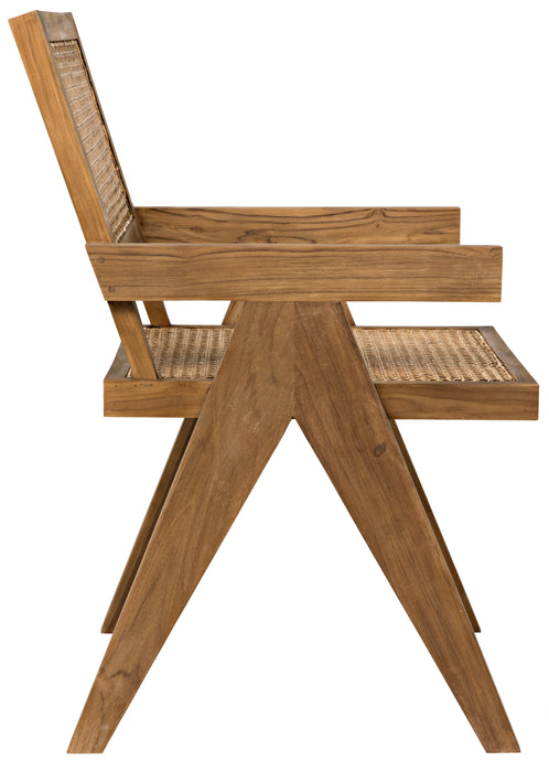 Jude Chair with Caning, Teak