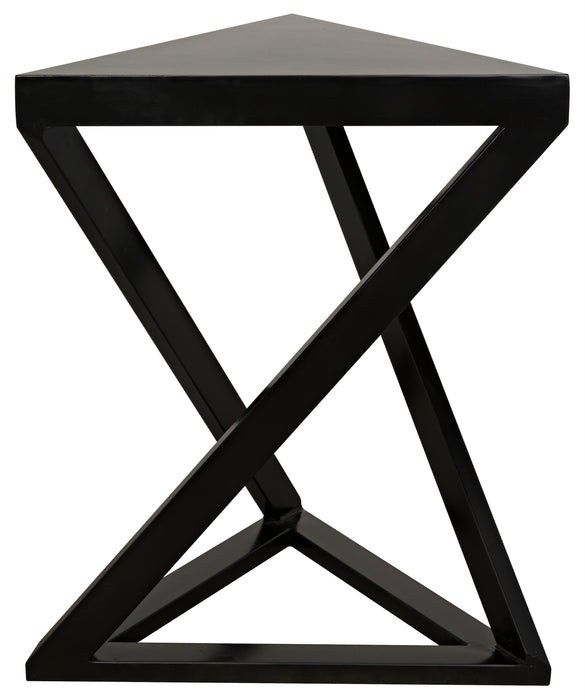 Orpheo Side Table, Black Steel
