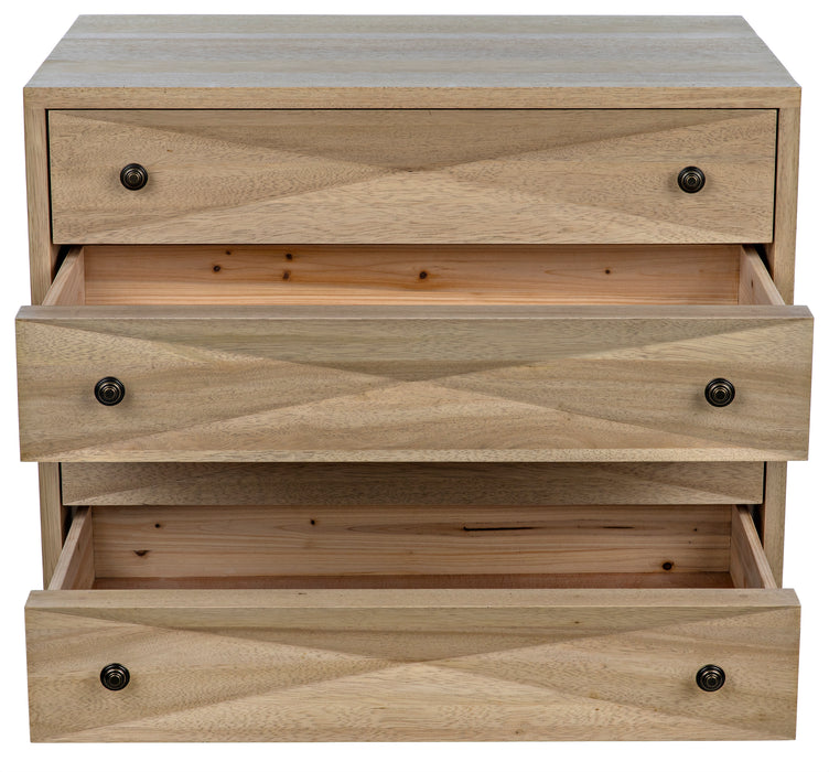 Diamond Chest, Washed Walnut