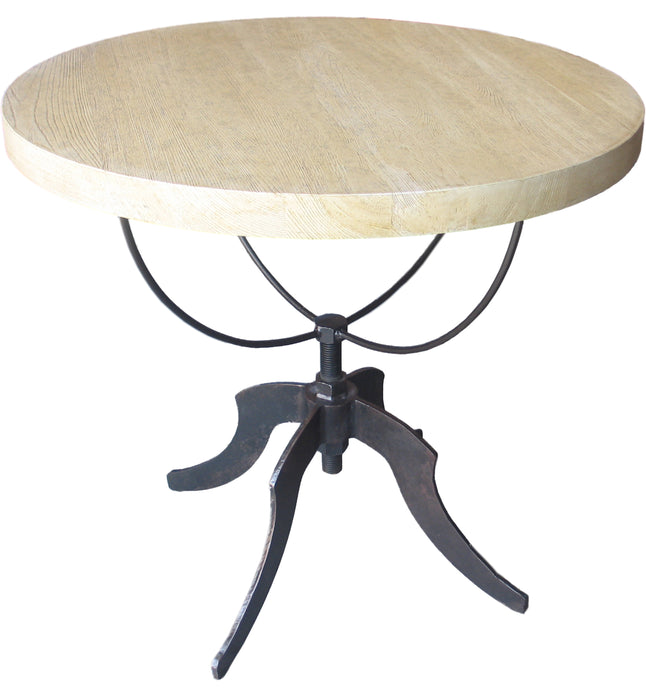 Wine Table with Adjustable Base