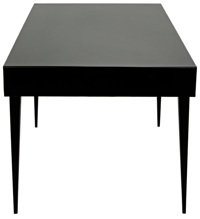Stiletto Desk, Black Steel