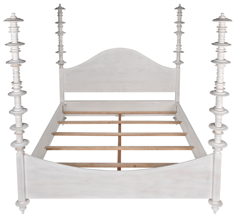 Ferret Bed, Eastern King, White Wash
