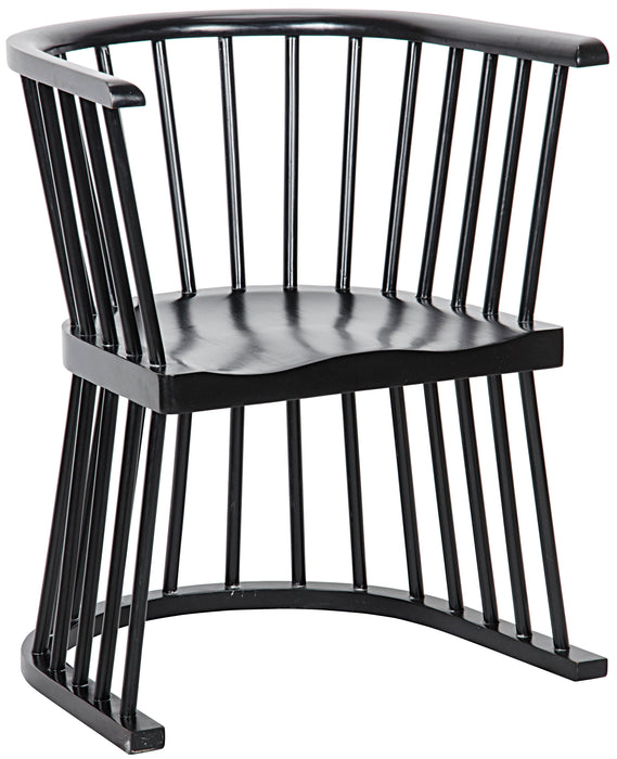 Bolah Chair, Hand Rubbed Black