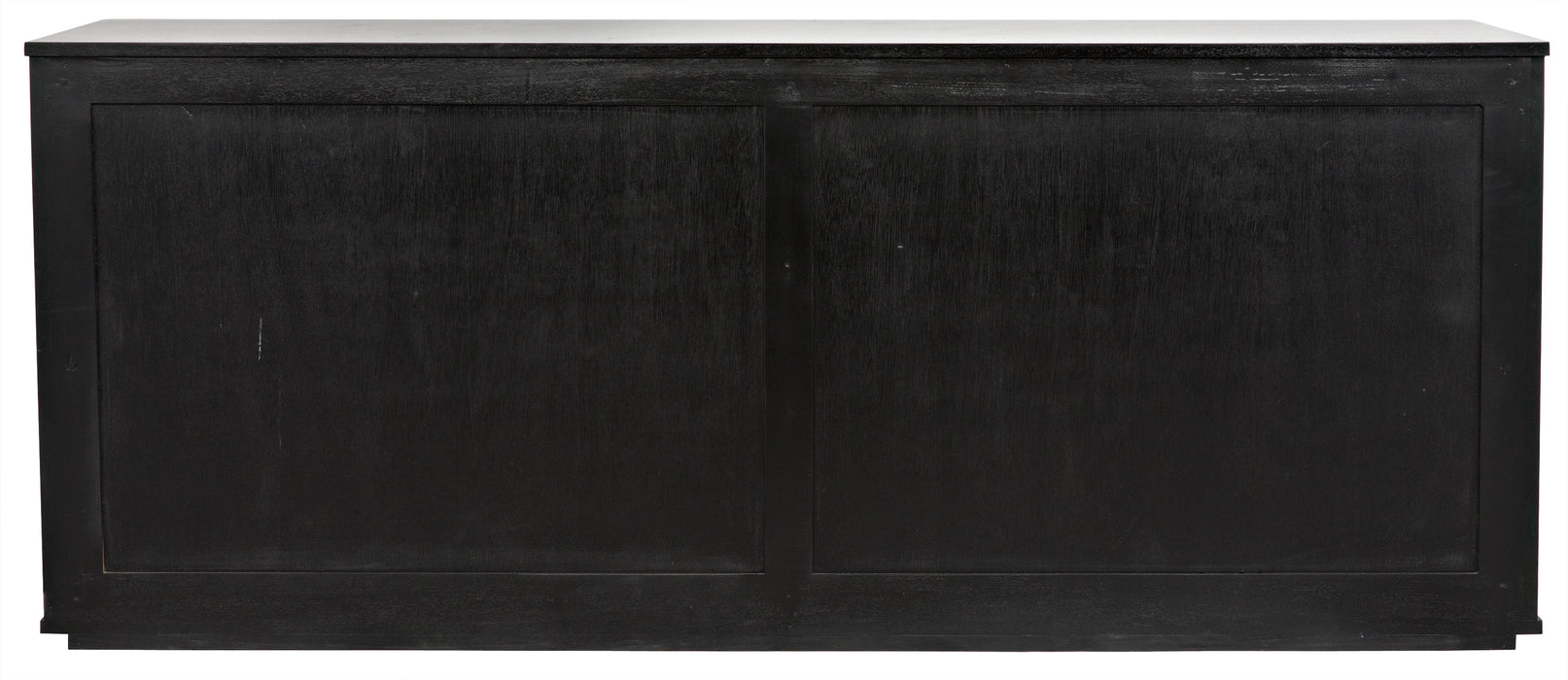 Smith 4 Door Sideboard, Hand Rubbed Black