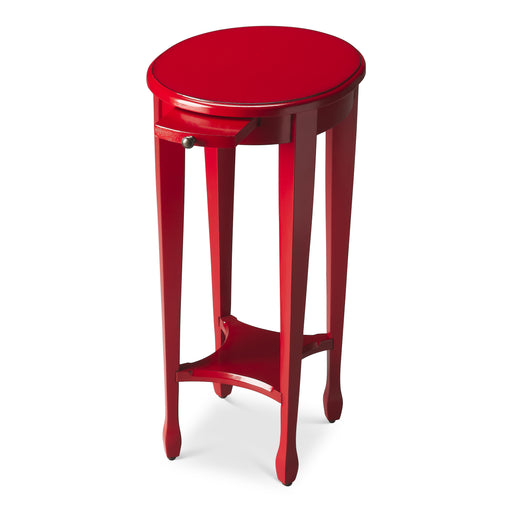 Butler Arielle Red Round Accent Table