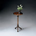 Butler Florence Brown And Gold Pedestal Table