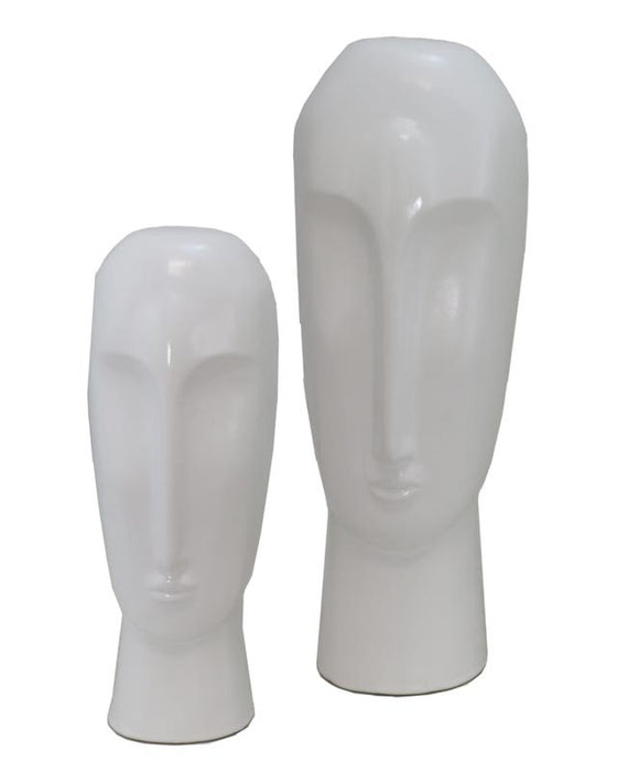 Abstract Heads Set of 2