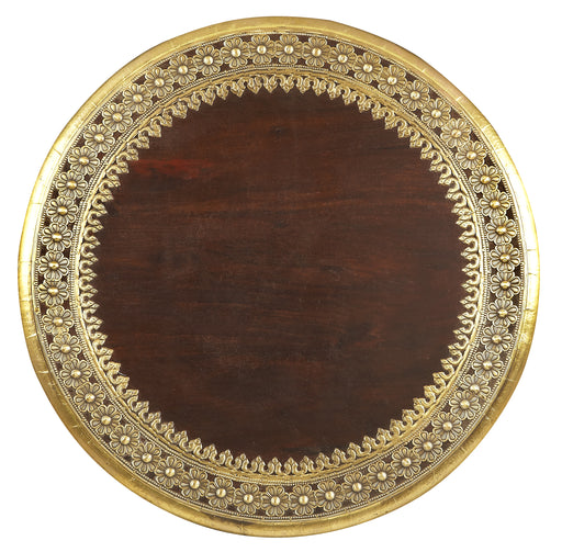 Butler Ranthore Round Brass Accent Table