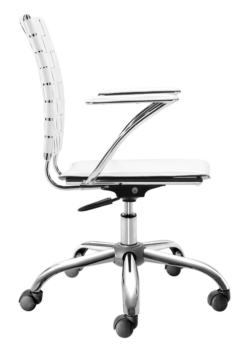 Criss Cross Office Chair White
