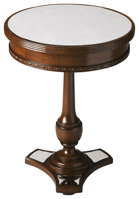 Butler Adele Mirror And Mahogany Accent Table