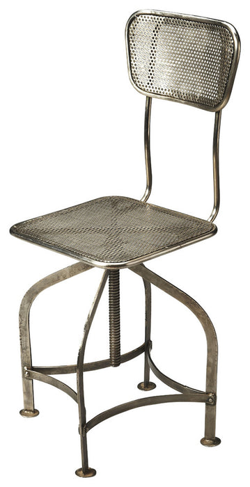 Butler Pershing Industrial Chic Swivel Chair