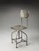 Butler Pershing Industrial Chic Swivel Chair
