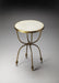 Butler Hager Marble Metal Accent Table